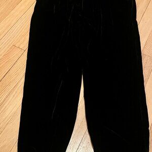 Lovely BLack Velvet Eileen Fisher pants worn once